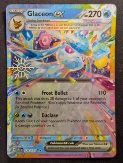 Glaceon ex - 026/131 Snowflake Stamp Prismatic Evolutions (Pokemon) - Image 1