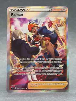 Pokemon - GG65/GG70 Raihan Trainer Crown Zenith GG Ultra Rare Holo NM TCG - Image 1