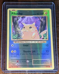 Pokemon Pikachu 35/108 Evolutions Common Reverse Holo 60 HP Basic English - Image 1