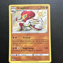 Pokemon Card Grapploct SV073/SV122 Shining Fates Shiny - Image 1