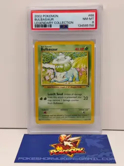 Pokemon 2002 PSA 8 Legendary Collection Bulbasaur 68/110 - Image 1