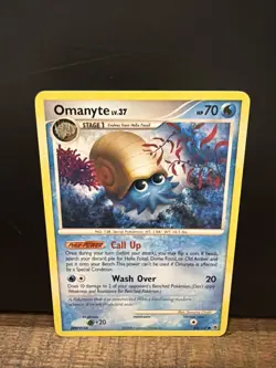 Omanyte Majestic Dawn 69/100 Regular Common Pokemon Trading Card - Image 1