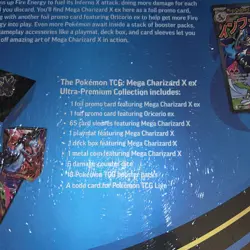 Pokemon Mega Charizard X ex Ultra-Premium Collection Box UPC Sealed - Image 4