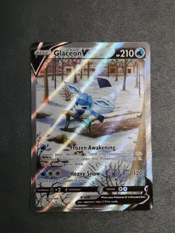 Glaceon V Evolving Skies 175/203 Pokemon TCG Sword & Shield Alt Art NM - Image 1