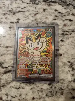 Pokemon TCG Meowth EX 121/88 SIR Special Illustration Rare Perfect Order - Image 3