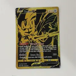 Pokemon Zacian V SWSH076 Full Art Promo Holo Sword & Shield English Pokemon TCG - Image 1