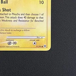 Pokemon TCG Pikachu Platinum Arceus 71/99 Common Normal - NM - Image 2