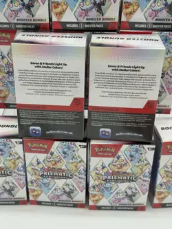 POKEMON TCG SCARLET & VIOLET PRISMATIC EVOLUTIONS BOOSTER BUNDLE - Lot 12 Boxes! - Image 3