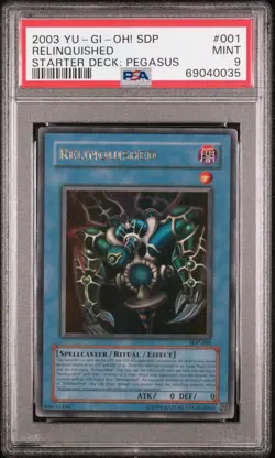 Relinquished Ultra Rare SDP-001 2003 Starter Deck Pegasus PSA 9 Mint - Image 1