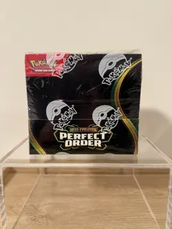 Mega Evolution: Perfect Order Booster Box New/Sealed (36 Packs) Pokemon TCG - Image 1