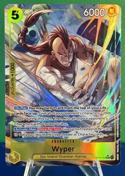 Wyper (Alt Art) OP15-114 - One Piece Adventure on Kami’s Island - Near Mint - Image 1