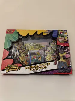 Pokemon Mega Evolution Ascended Heroes Premium Poster Collection Mega Lucario EX - Image 1