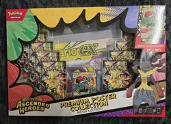 Pokemon Mega Evolution Ascended Heroes Premium Poster Collection Mega Lucario EX - Image 1