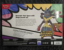 Pokemon Mega Evolution Ascended Heroes Premium Poster Collection Mega Lucario EX - Image 2