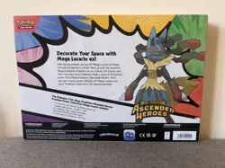 Pokemon Mega Evolution Ascended Heroes Premium Poster Collection Mega Lucario EX - Image 2