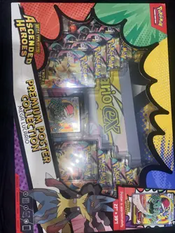 Pokemon Mega Evolution: Ascended Heroes - MEGA LUCARIO PREMIUM POSTER COLLECTION - Image 1