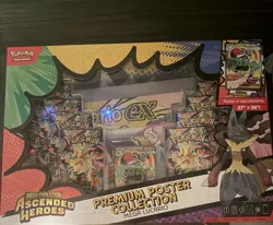 Pokemon Mega Evolution Ascended Heroes Premium Poster Collection Mega Lucario - Image 1