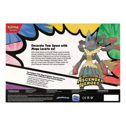 Pokemon Mega Evolution Ascended Heroes Premium Poster Collection Mega Lucario - Image 3