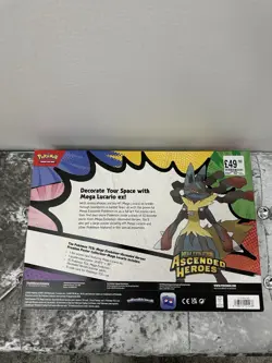 Pokemon Mega Evolution Ascended Heroes Premium Poster Collection Mega Lucario - Image 2