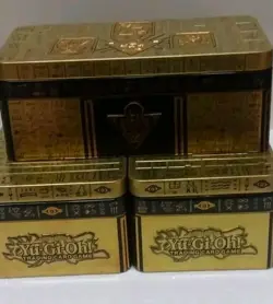 Yu-Gi-Oh Cards - 2022 Collector"s Empty TIN (3) OF THE PHARAOH'S GODS For Cards 83717857211 - Image 3