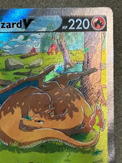 Pokemon TCG Charizard V Full Art Black Star Promo SWSH260 NM - Image 2