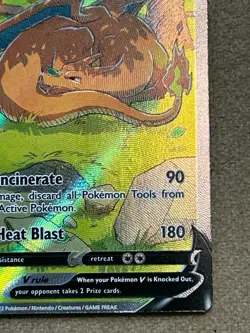 Pokemon TCG Charizard V Full Art Black Star Promo SWSH260 NM - Image 3
