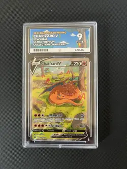 Pokemon 2022 Charizard v SWSH260 Black Star Promo Card Ace Mint 9 Graded - Image 1