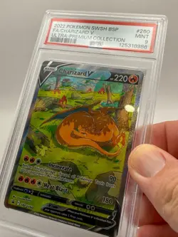 PSA 9 SLAB Charizard V SWSH260 UPC Promo Sword & Shield Pokemon Card TCG MINT - Image 1
