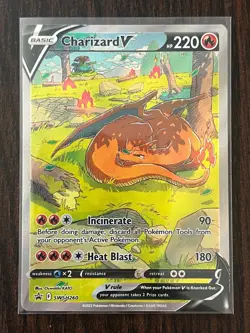 Charizard V SWSH260 Promo SWSH Black Star Pokemon NM - Image 1