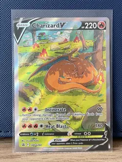 Pokemon TCG - Sword & Shield - Charizard V Black Star Promo SWSH260 - Image 1