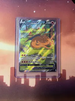 Pokemon TCG Mint Charizard v SWSH260 Black Star Promo Holo - Image 1
