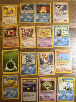 Vintage Pokemon Card Lot WOTC Base Gym Neo + Trainers Mixed Collection - Image 1