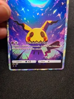 Mimikyu Full Art Rainbow Holo Moonlit Night Custom Promo Art Card - Image 3