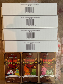 Cryptozoic ADVENTURE TIME CARD WARS Collectors Pack & Playmat lot new - Image 1