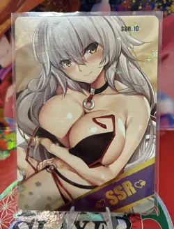 Sexy Beautiful Model Waifus Goddess Story ACG TCG Single Sided Card Holo - Image 1