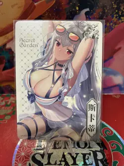 Sexy Beautiful Model Waifus Goddess Story ACG TCG Single Sided Card Holo - Image 1