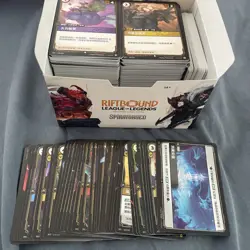 Riftbound SpiritForged Chinese Bulk - 350+ Card Lot Base Foils Illustration LOTA - Image 1