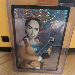 Tomb Raider CCG Secret Move 8 Lock and Load Card #208 Ultra Rare - Image 1