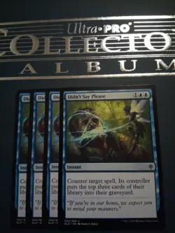 Didn't Say Please (042) Throne of Eldraine Mtg x4 4x ELD Magic - Image 1