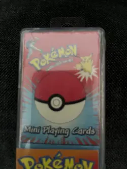 Pokemon Mini Playing Cards Factory Sealed 3 Decks 1999 Nintendo Collectible - Image 2