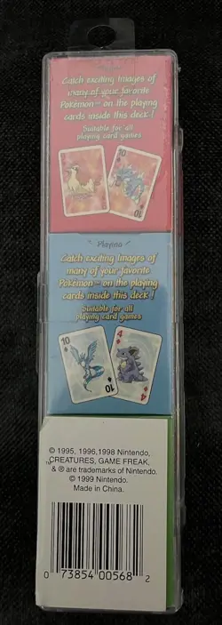 Pokemon Mini Playing Cards Factory Sealed 3 Decks 1999 Nintendo Collectible - Image 5