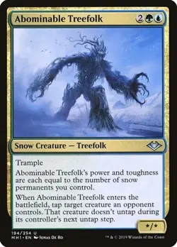 Abominable Treefolk - Foil MH1 LP MTG - Image 1