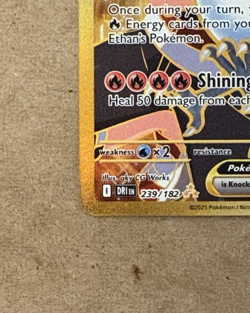 Ethan's Ho-Oh Ex Holo Destined Rivals Hyper Rare 239/182 Pokemon TCG - Image 5