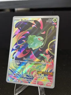 Bulbasaur (Mega Evolution Stamped) Illustration Rare 133/132 Promos Pokemon LP - Image 3