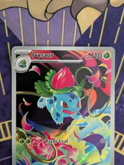 Pokemon TCG Ivysaur 134/132 Mega Evolution IR NM - Image 3