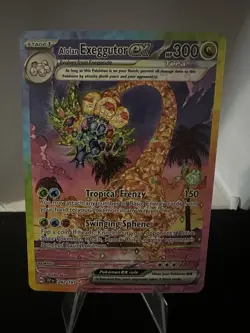 Pokemon Alolan Exeggutor EX 242/191 Sv08: Surging Sparks SIR - Image 3