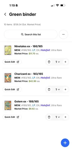 Set of 10 illustration rare Pokemon cards from 151 set - Image 2