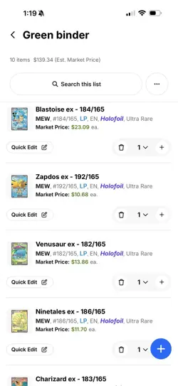 Set of 10 illustration rare Pokemon cards from 151 set - Image 3