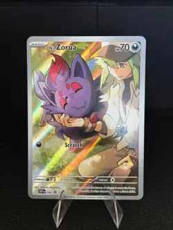 N's Zorua 189 Holo Promo Scarlet & Violet Promo Pokemon Holo Near Mint - Image 1