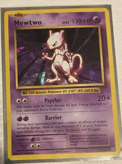 Pokemon TCG Mewtwo Holo And Deoxys Reverse Holo - Image 1